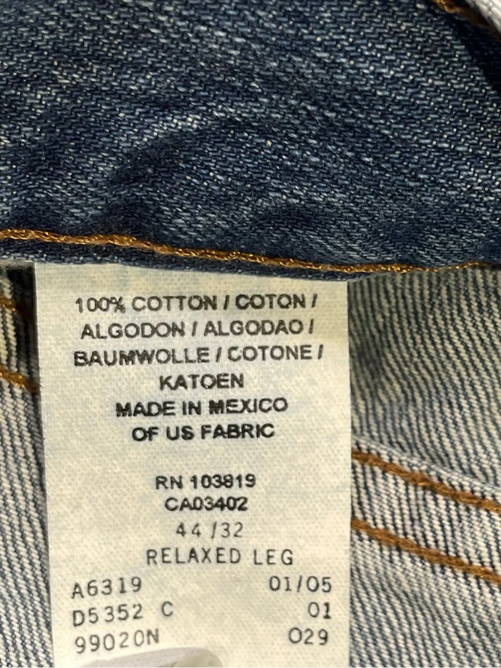 Vintage Harley-Davidson Men’s 44x32 Classic Blue Relaxed Denim Jeans VGUC